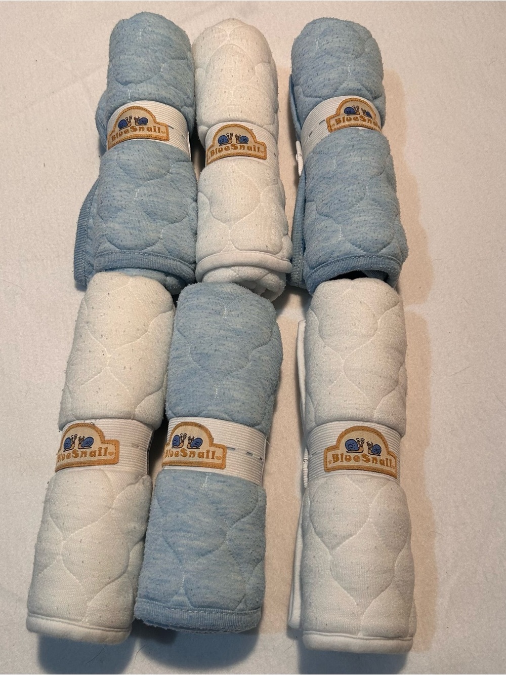 BlueSnail Quilted Thicker Waterproof Changing Pad Liners - Lot of 6